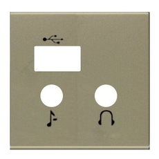 ABB Zenit Накладка (центральная плата) для механизма медиа-комбайна арт.9368.3, шампань | N2268.3 CV | 2CLA226830N1901 | ABB