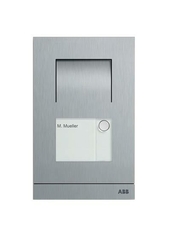 Станция вызова, аудио, одноклавишная, сталь | M21011P1-S | ABB