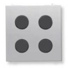 SR-4-N2PL Центральная плата 4-кнопочная free@home, Zenit, серебряный | SR-4-N2PL | 2CLA222640N1302 | ABB