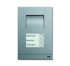 Станция вызывная, аудио, трёхклавишная, цвет сталь | 8300-0-0098 | 2CKA008300A0098 | ABB