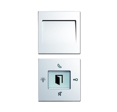 Центральная накладка, solo/future/carat, цвет серебристо-алюминиевый (рамка см. прайс лист ЭУИ BJE) | 8300-0-0221 | 2CKA008300A0221 | ABB