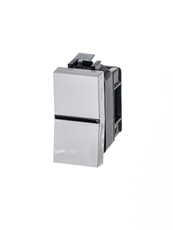 ABB Zenit Альп. белый Выключатель 1-клавишный (1 мод) | N2101 BL | 2CLA210100N1101 | ABB