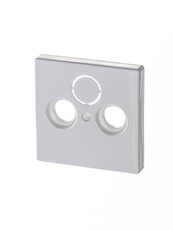 Накладка (центральная плата) для TV-R-SAT розетки, серия solo/future, цвет davos/альпийский белый | 1724-0-4332 | 2CKA001724A4332 | ABB