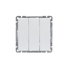 Выключатель 3-клавишный Impressivo, белый | 10631UC-84 | 2TKA00000410 | ABB