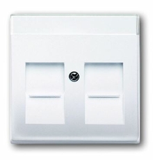 Накладкадля розеток с супп. 1810, 1812, 1814, 1816 и 1818, с полем для надписи, 1816, 1818, серия solo/futu | 1710-0-3990 | 2CKA001710A3990 | ABB