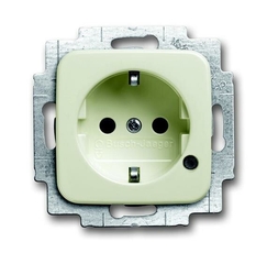 Розетка Schuko с индикацией LED, Duro, слоновая кость | 2013-0-5280 | 2CKA002013A5280 | ABB