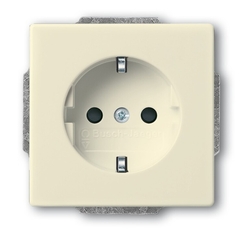 Розетка SCHUKO 16А 250В с защитными шторками, серия Future/Axcent/Carat/Династия, цвет слоновая кость | 2013-0-5376 | 2CKA002013A5376 | ABB