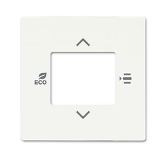 6109/03-884-500 Накладка на терморегулятор, белый бархат|2CKA006155A0064| ABB