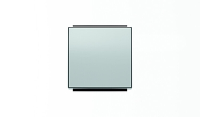 Клавиша для 1-клавишных выключателей/переключателей/кнопок, серия SKY, цвет серебристый алюминий|2CLA850100A1301| ABB