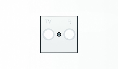 Накладка для TV-R розетки, серия SKY, цвет альпийский белый|2CLA855000A1101| ABB