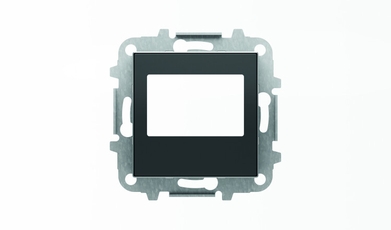 Накладка для механизма цифрового FM-радио арт.9368 и/или механизма (блока) ДУ арт.9368.2, серия SKY, цвет чёрный барх.|2CLA856800A1501| ABB