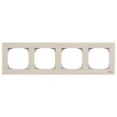 Рамка 4-постовая, серия SKY, цвет дерево белый ясень|2CLA857400A2001| ABB
