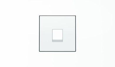 Накладка для телекоммуникационных розеток типа 8117... и/или 8118..., серия SKY, цвет альпийский белый|2CLA851700A1101| ABB