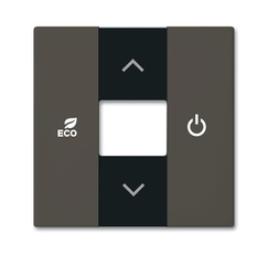 CP-RTC-95 Накладка терморегулятора free@home, Basic 55, цвет chateau-black | 6220-0-0699 | 2CKA006220A0699 | ABB