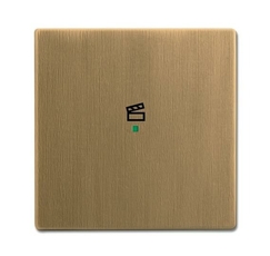 SRS-1-840 Клавиша одинарная free@home, сцена, Династия, латунь античная|6220-0-0374| ABB