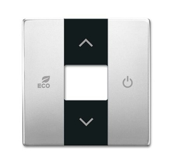 Накладка терморегулятора free@home, future, цвет сталь | 6220-0-0546 | 2CKA006220A0546 | ABB