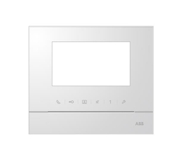 Рамка для абонентского устройства 4,3, белый глянцевый | 52311FC-W | ABB
