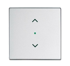 SRB-1-83 Клавиша одинарная free@home, жалюзи, future, серебристый алюминий|6220-0-0144| ABB