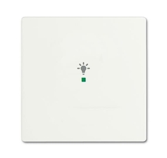 Клавиша одинарная free@home, освещение, future, цвет белый бархат|6220-0-0602| ABB