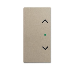 SRB-2-93 Клавиша двойная free@home, жалюзи, Basic 55, цвет шампань | 6220-0-0659 | 2CKA006220A0659 | ABB