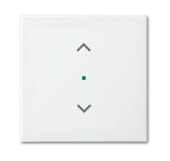 SRB-1-94 Клавиша одинарная free@home, жалюзи, Basic 55, цвет альпийский белый | 6220-0-0671 | 2CKA006220A0671 | ABB