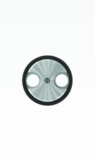 Накладка для TV-R розетки, серия SKY Moon, кольцо чёрное стекло|2CLA865000A1501| ABB