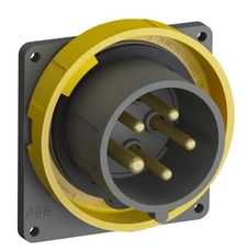 Вилка с прямым фланцем Easy&Safe 416EBU4W,16A,3P+N+E,IP67,4ч|2CMA101269R1000| ABB
