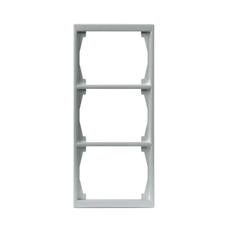 Рамка 3-постовая, 100мм серия Impressivo, алюминий | 1723F100-83 | 2TKA000367G1 | ABB