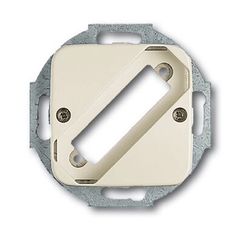 Плата центральная (накладка) для разъёмов D-Sub на 25-полюсов, серия Busch-Duro 2000 SI, цвет слоновая кость | 1724-0-0616 | 2CKA001724A0616 | ABB