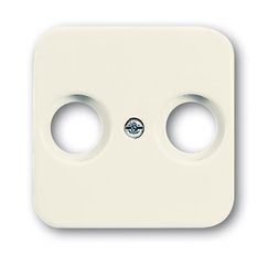 Плата центральная (накладка) для TV-FM розетки, серия Busch-Duro 2000 SI, цвет слоновая кость | 1724-0-2865 | 2CKA001724A2865 | ABB