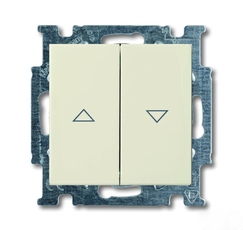 ABB Basic 55 Сл. кость Выключатель жалюзийный кнопочный | 1413-0-1085 | 2CKA001413A1085 | ABB