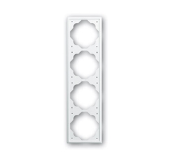 Рамка 4-постовая, серия impuls, цвет альпийский белый | 1754-0-4224 | 2CKA001754A4224 | ABB