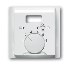 Плата центр. (накладка) для мех. терморегулятора (термостата) 1095 UTA, 1096 UTA, серия impuls, цвет альп. белый | 1710-0-3733 | 2CKA001710A3733 | AB