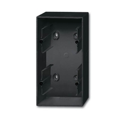 Коробка для открытого монтажа, 2 поста, серия future, цвет чёрный бархат | 1799-0-0924 | 2CKA001799A0924 | ABB