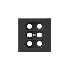 Центральная плата евро розетки, Impressivo, антрацит | 303C-81 | ABB