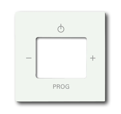 Плата центральная (накладка) для механизма цифрого FM-радио 8215 U, серия future/solo, цвет белый бархат | 8200-0-0122 | 2CKA008200A0122 | ABB