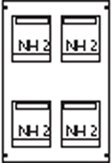Пластрон для 4 NH2 2ряда/5 реек | AG66 | ABB