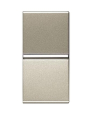 ABB Zenit Шампань Механизм 1-клавишной кнопки с НО контактом с клавишей, 1-модульный | N2104.7 CV | 2CLA210470N1901 | ABB