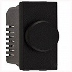 ABB Zenit Антрацит Механизм электронного поворотного светорегулятора 500 Вт, 1-модульный | N2160.E AN | 2CLA216010N1801 | ABB