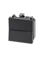 ABB Zenit Антрацит Переключатель 1-клавишный (2 мод) | N2202 AN | 2CLA220200N1801 | ABB