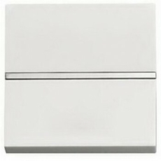 ABB Zenit Альп. белый Выключатель 1-клавишный кнопочный НО-контакт (2 мод) | N2204.7 BL | 2CLA220470N1101 | ABB