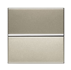 ABB Zenit Шампань Выключатель 1-клавишный кнопочный НО-контакт (2мод) | N2204.7 CV | 2CLA220470N1901 | ABB