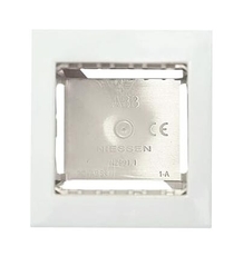 ABB Zenit Альп. белый Цоколь для открытой установки на 1-2 модуля, с рамкой | N2991.1 BL | 2CLA299110N1101 | ABB