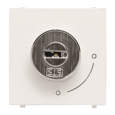 ABB Zenit Альп. белый Выключатель с ключом на 2 положения, без фиксации, (2 мод) | N2253.2 BL | 2CLA225320N1101 | ABB