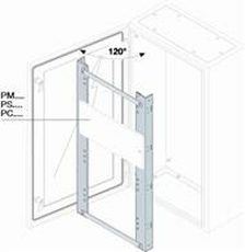 Плата монтажная нерж.ст. 500х500мм ВхШ | PF5050 | ABB