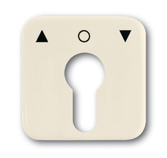 Плата центральная (накладка) с поворотной ручкой,, серия Busch-Duro 2000 SI, цвет слоновая кость | 1710-0-1332 | 2CKA001710A1332 | ABB