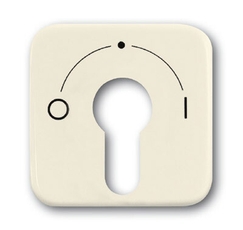 Плата центральная (накладка) с поворотной ручкой, серия Busch-Duro 2000 SI, цвет слоновая кость | 1710-0-1340 | 2CKA001710A1340 | ABB