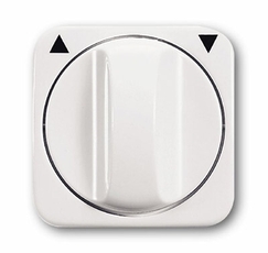 Плата центральная (накладка) с поворотной ручкой для перекл. на 3 положения серия Reflex SI, цвет альп. белый | 1710-0-3109 | 2CKA001710A3109 | ABB