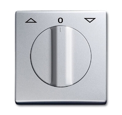 Плата центр. (накладка) с поворотной ручкой, для мех. Выкл. жалюзи , IP44, серия Allwetter 44, цвет серебр.-алюм. | 1710-0-3802 | 2CKA001710A3802 | A