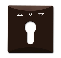 Плата центральная (накладка) с поворотной ручкой, IP44, серия Allwetter 44, цвет коричневый | 1710-0-3803 | 2CKA001710A3803 | ABB
